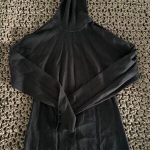 Black Knit Turtleneck